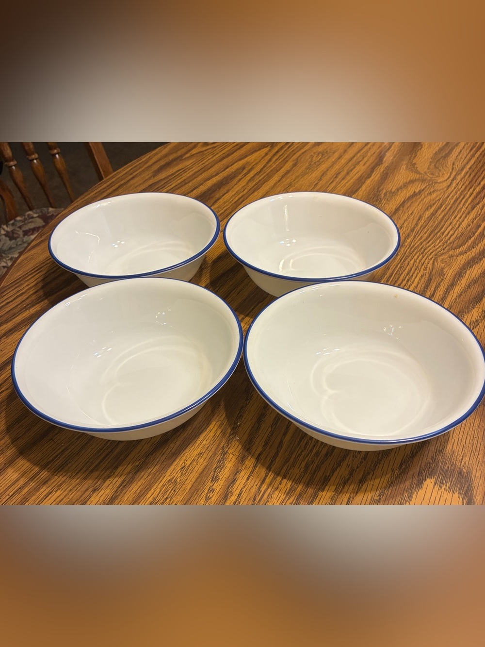 Corelle Classic Cafe Blue Bowl 18 oz Set of 4
